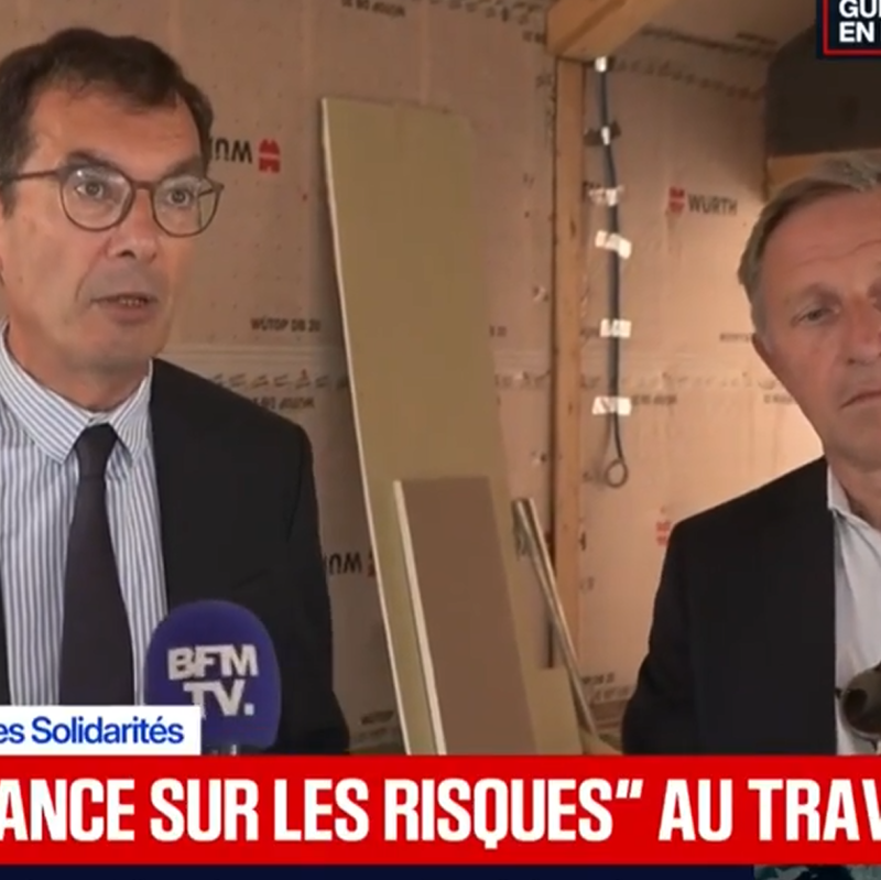 Fortes chaleurs sur chantier : le ministre du Travail rappelle l'importance des mesures de prévention