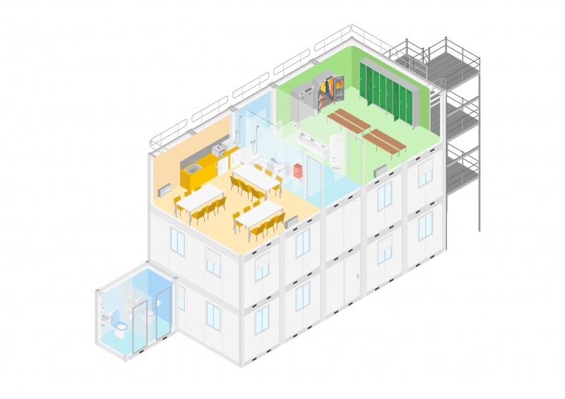 Bien choisir une base vie et une installation d’hygiène pour son chantier