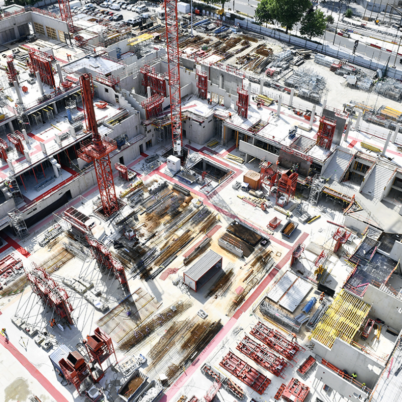 Adidas Arena à Paris : comment construire un ouvrage complexe sur un site enclavé ?