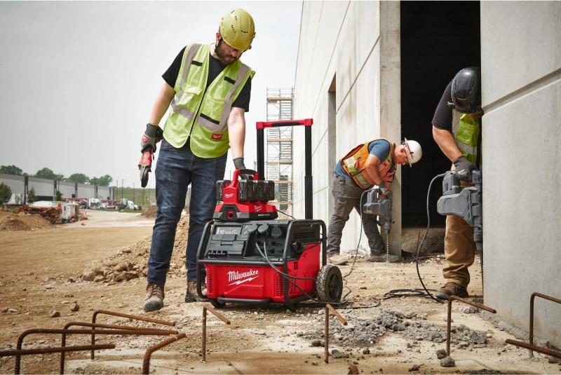 Une station d’énergie portable et polyvalente pour le chantier
