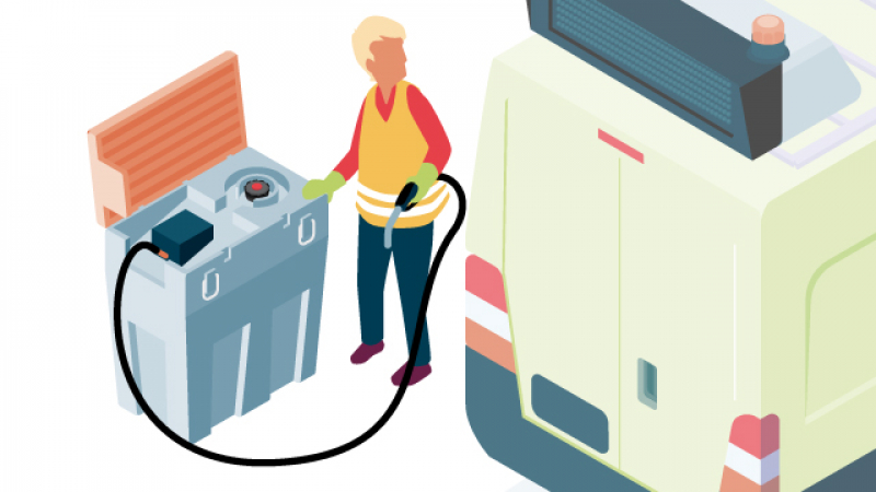 Une station-service mobile pour ravitailler en sécurité les engins de chantier