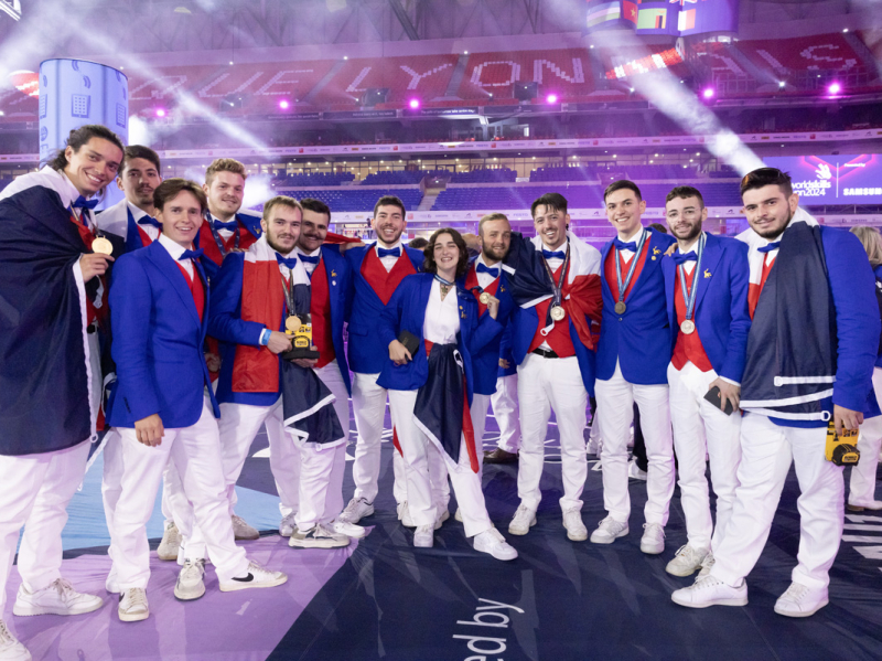 WorldSkills Lyon 2024 : onze médailles pour les métiers de la construction