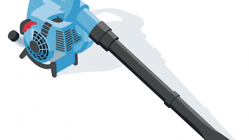 Nettoyer des fonds de coffrage avec un souffleur thermique
