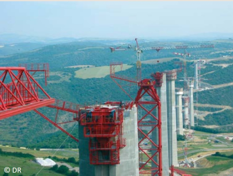 Palées provisoires (Viaduc de Millau)