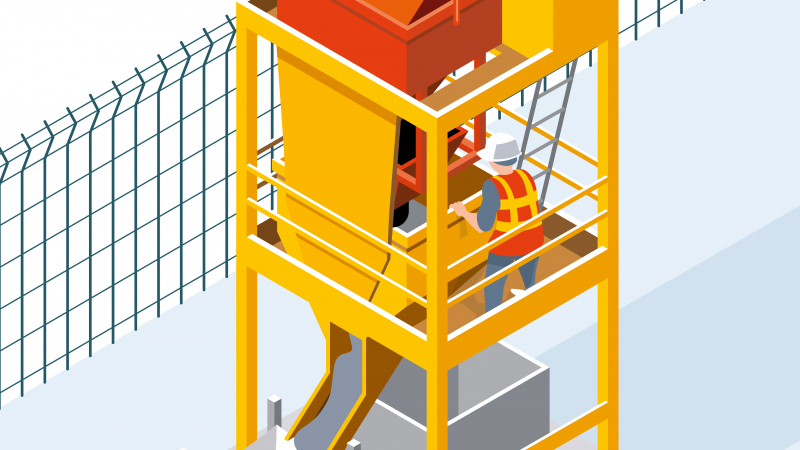 Optimiser le nettoyage des bennes à béton avec une tour de lavage