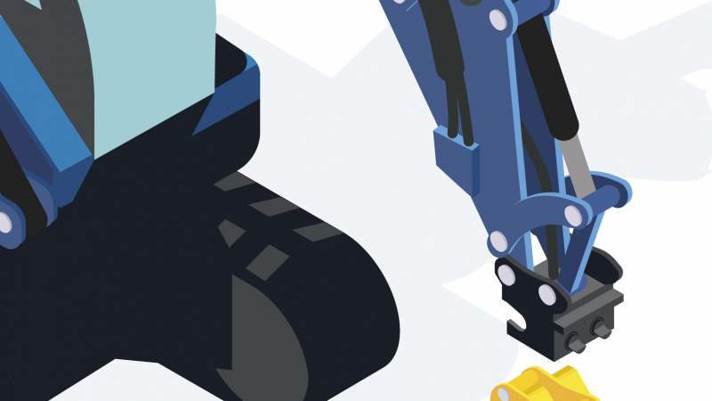 Pelles hydrauliques : faire le choix d'attaches rapides sécurisées