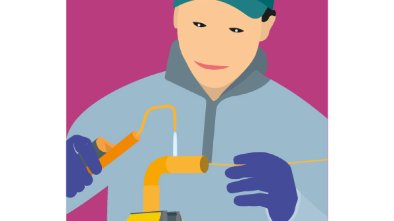 Un étau sur rotule pour faciliter les petits travaux dans un espace restreint