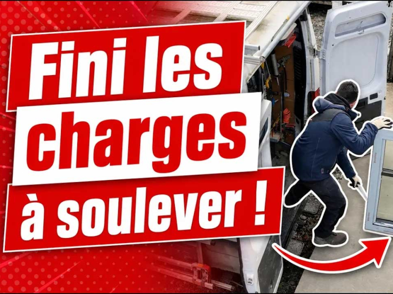 Un quai de déchargement pour réduire la pénibilité de la manutention des menuiseries