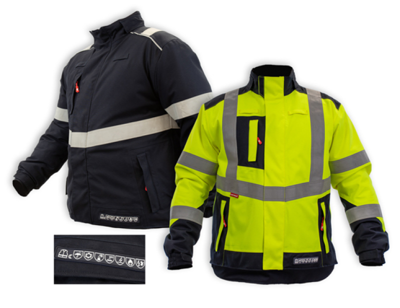 Un blouson de protection multirisques chaud et confortable