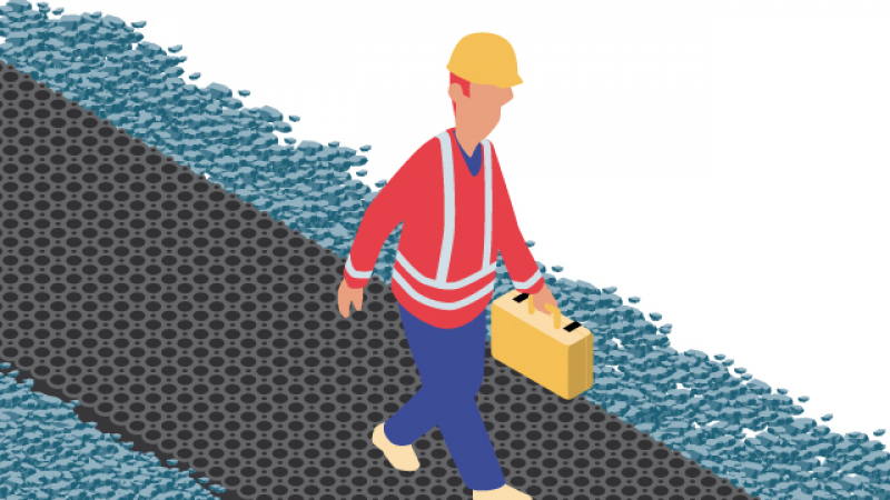 Sécuriser les circulations piétonnes avec des tapis antiglisse