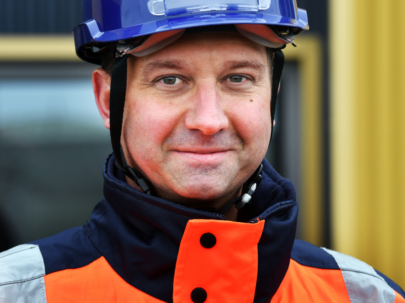 Michaël Chasline, responsable logistique