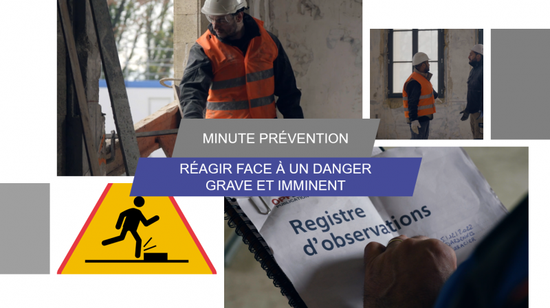 Je réagis face à un danger grave et imminent