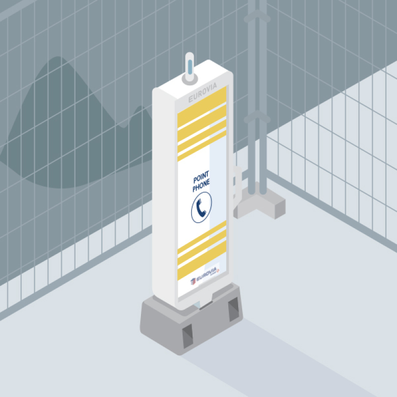 Sécuriser les appels téléphoniques sur chantier avec des zones dédiées