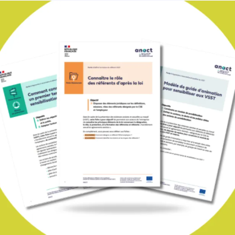 Violences sexistes et sexuelles au travail : un kit prévention de l'Anact à destination des référents CSE et employeur