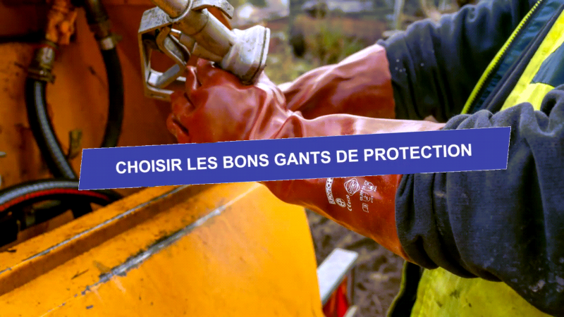 Je porte des gants de protection