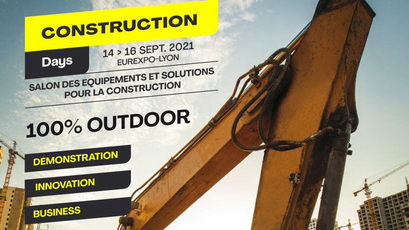 Équipements et matériels : les Construction Days placent la rentrée sous le signe de l’innovation
