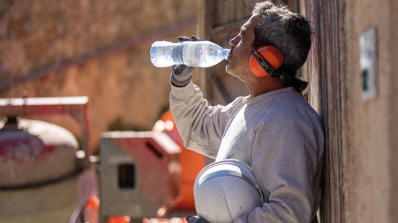 Canicule : coup de chaud sur les chantiers