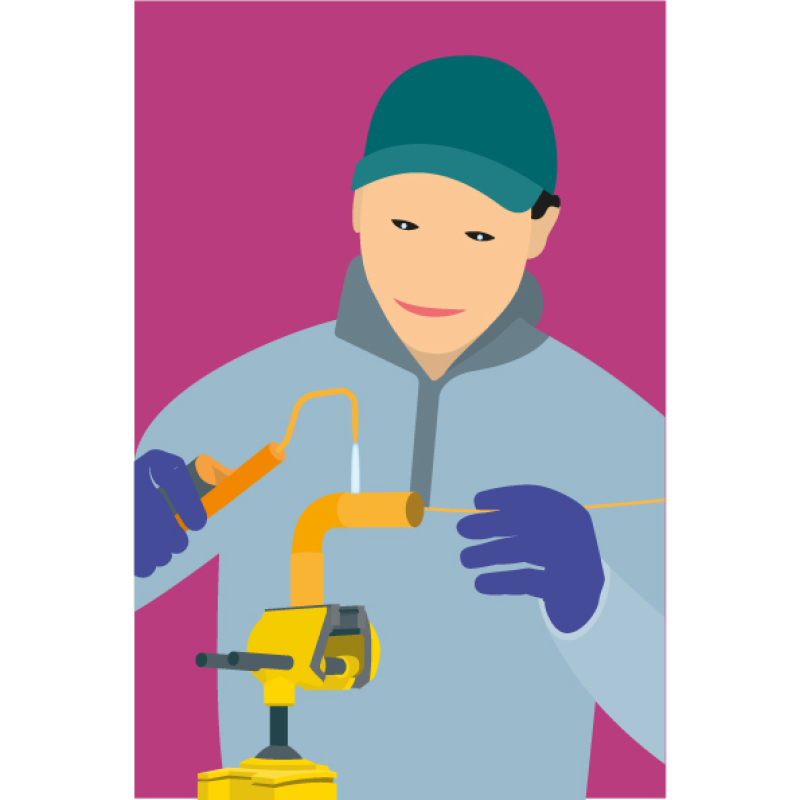 Un étau sur rotule pour faciliter les petits travaux dans un espace restreint