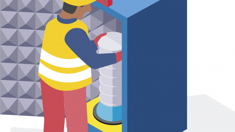 Installer sa tamiseuse dans un caisson phonique