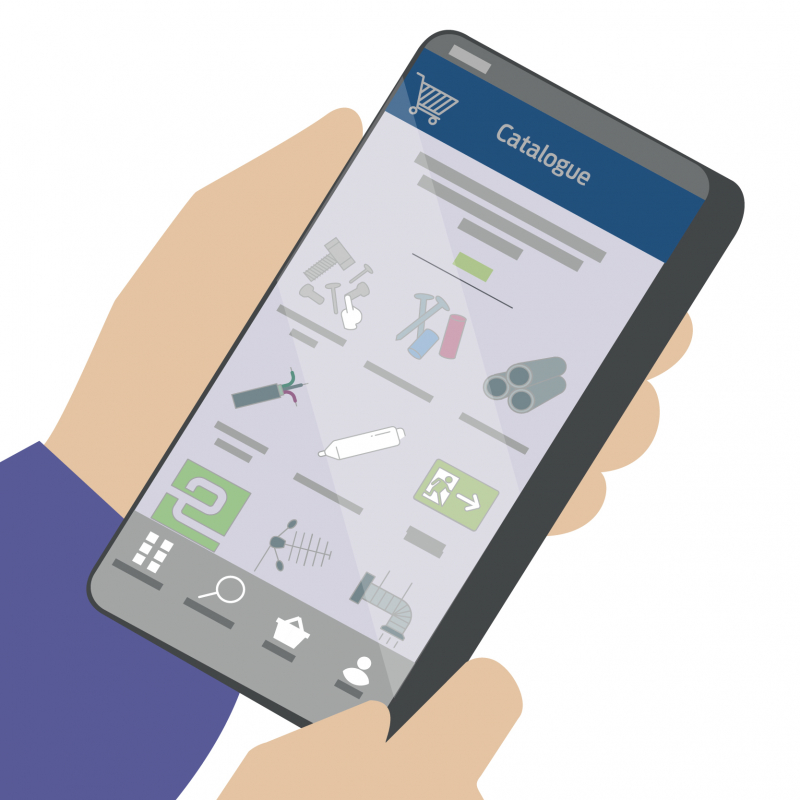 Faciliter les commandes du matériel courant sur un chantier grâce à une application interne