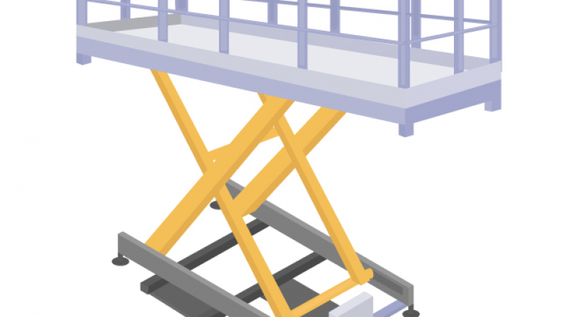 Le maçon à son poste de travail - Monter un mur avec une plate-forme de travail