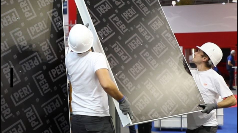 [En direct de Batimat] Un coffrage pour dalles à grands panneaux