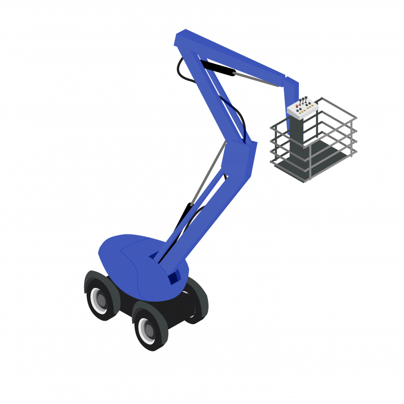 Une PEMP (plate-forme élévatrice mobile de personnel) à élévation verticale ou multidirectionnelle pour les travaux en hauteur