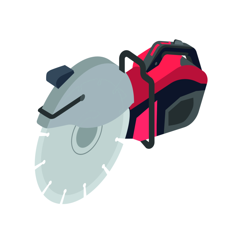 Une découpeuse électrique de grande puissance