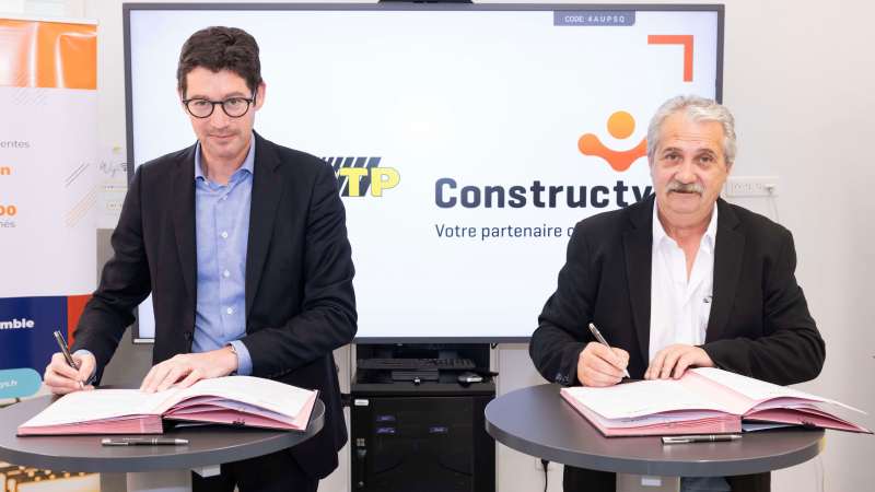 Formation : le CCCA-BTP et Constructys renouvellent leur partenariat