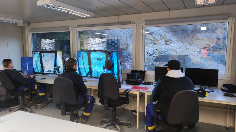 En vallée de la Maurienne, des engins pilotés à distance pour supprimer le risque d’accident