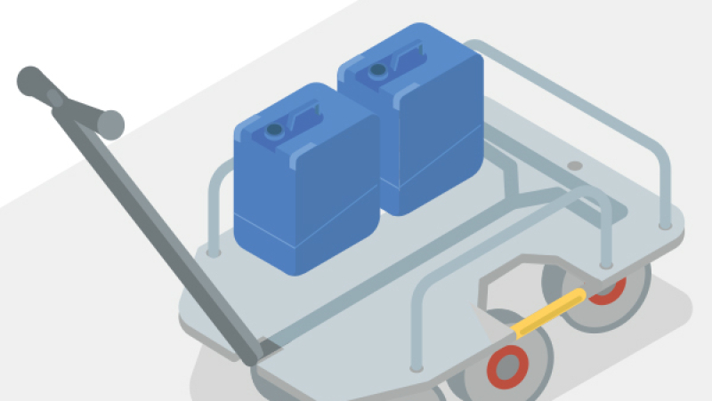 Faciliter les manutentions manuelles sur les chantiers par l'utilisation d'un chariot compact tout terrain