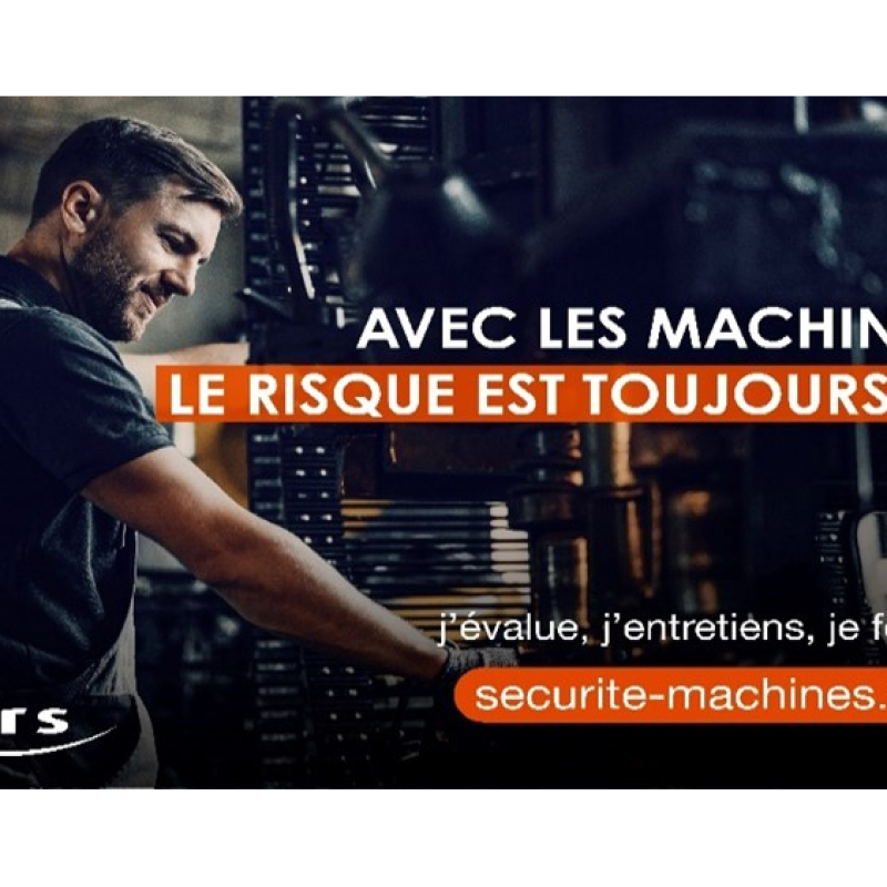 Risques liés aux machines : l’INRS lance une campagne pour sensibiliser les employeurs et les préventeurs