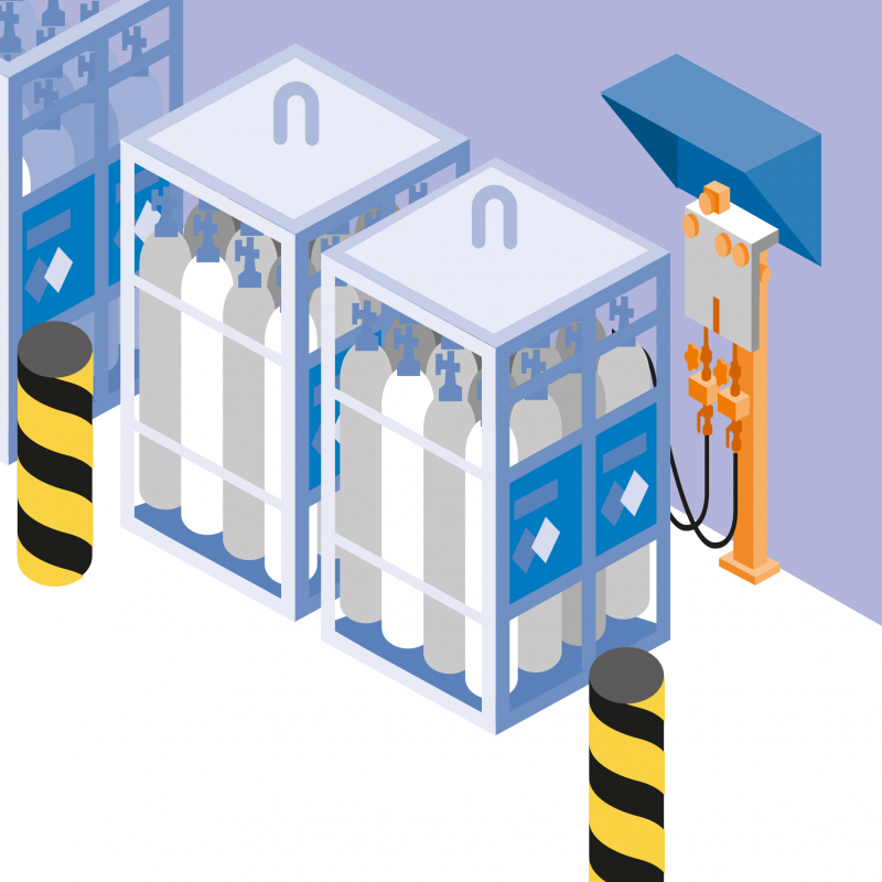 Raccorder les postes de soudure en atelier à une alimentation de gaz centralisée
