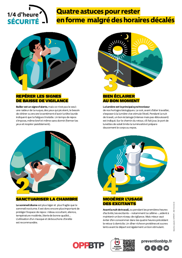 Quatre astuces pour rester en forme malgré des horaires décalés