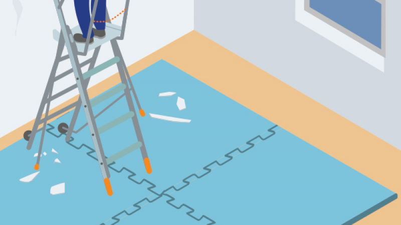 Protéger les sols et sécuriser les travaux de rénovation avec un tapis antichocs