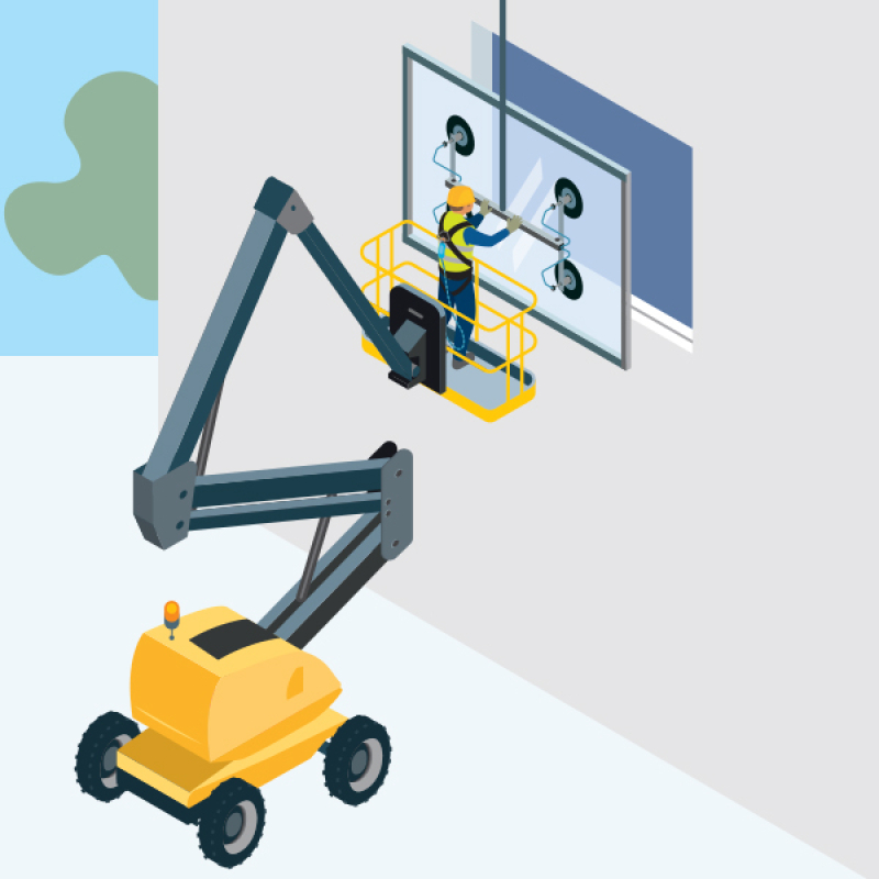 Organiser la pose de menuiseries aluminium avec vitrage intégré