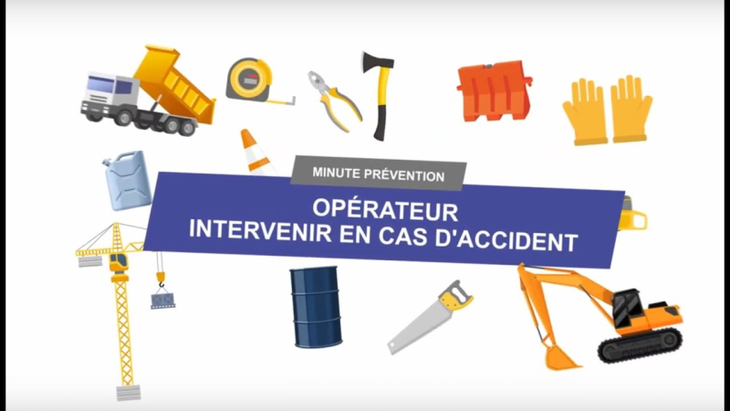 Opérateur : intervenir en cas d’accident sur chantier