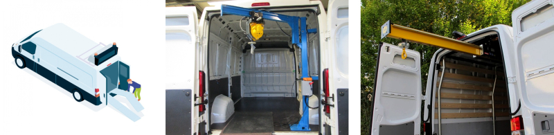 13 Moyens de manutention pour décharger le camion