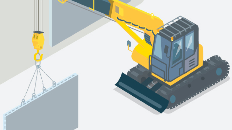 Une mini-grue télescopique pour faciliter les manutentions dans les espaces restreints