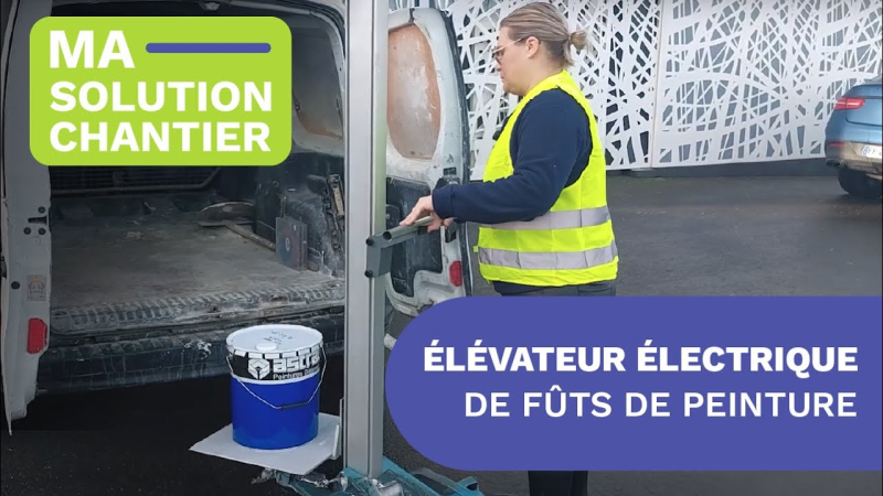Réduire les TMS sur les chantiers : une plateforme élévatrice adoptée par une entreprise de peinture