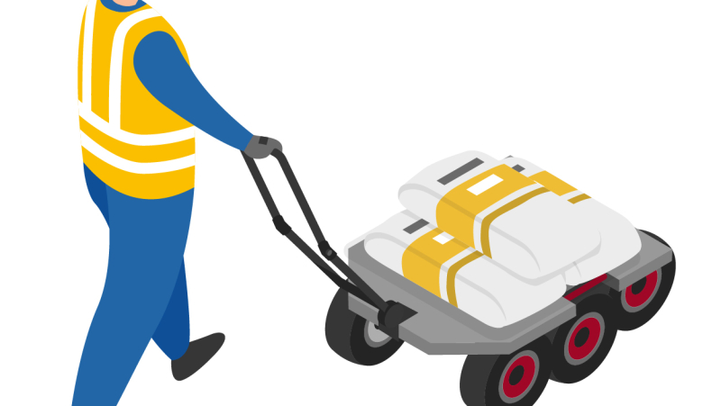 Faciliter les approvisionnements sur chantier avec un chariot de manutention compact