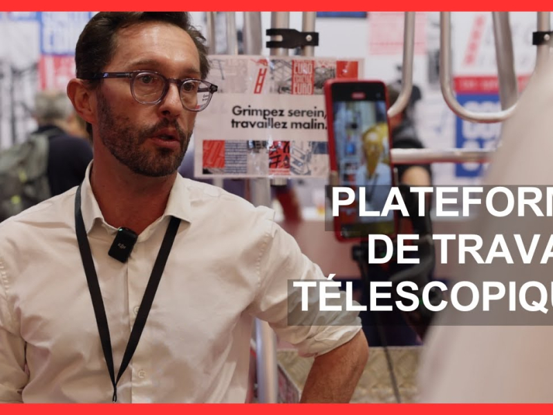 Le GEEKO.SCOP 2 : une plateforme de travail télescopique pour prévenir les chutes de hauteur