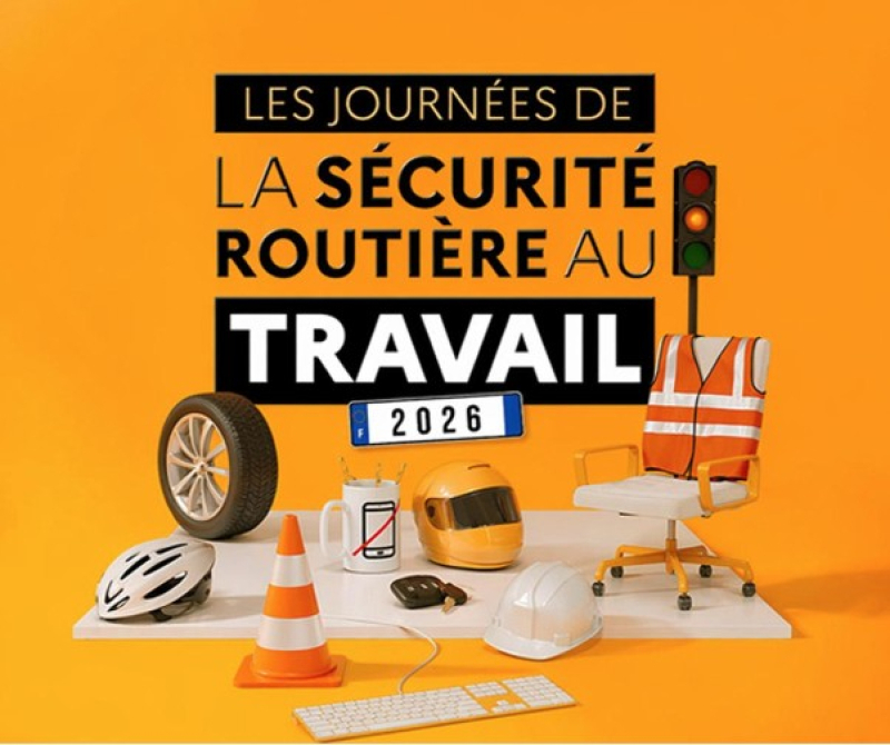 Sécurité routière au travail : des journées dédiées du 18 au 22 mai