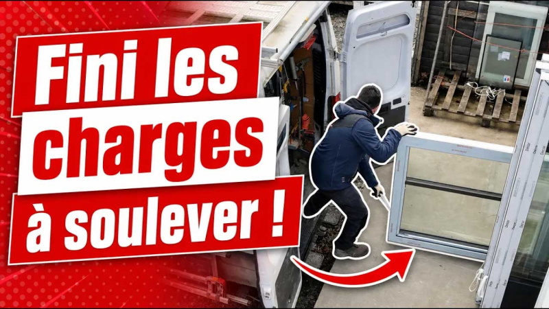Un quai de déchargement pour réduire la pénibilité de la manutention des menuiseries
