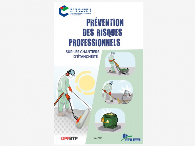 Chantiers d'étanchéité : un nouveau guide sur la prévention des risques professionnels