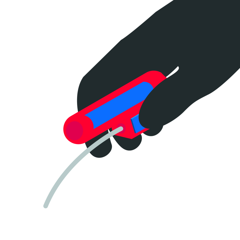 Un outil universel pour dégainer des câbles en sécurité