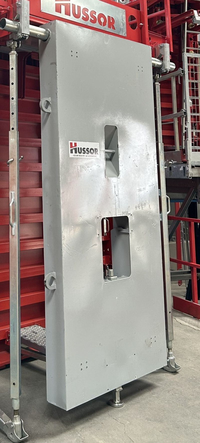 Contrôle des contrepoids de banches