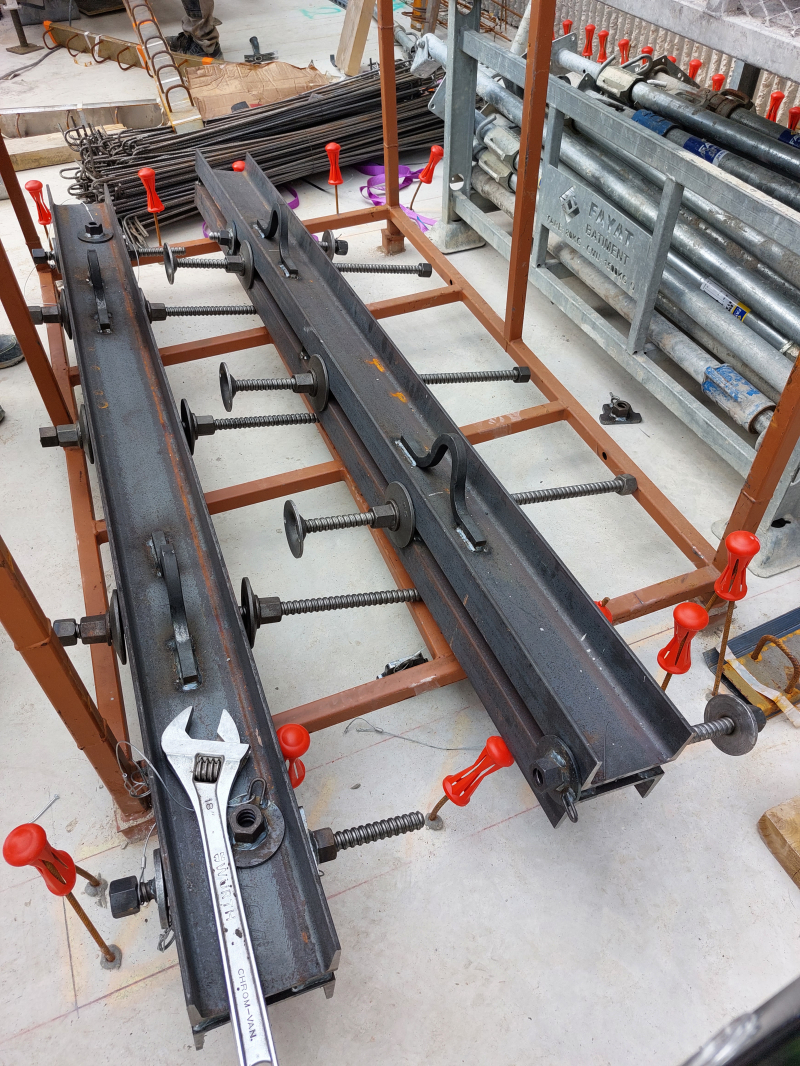 Abouts de voile - coffrage de murs épais