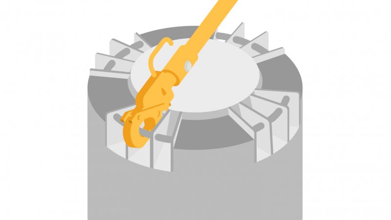 Stabiliser les banches de coffrage avec des lests amovibles en béton