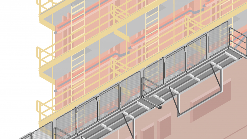Plates-formes de travail en encorbellement (PTE): sécuriser leur utilisation (Partie 2)